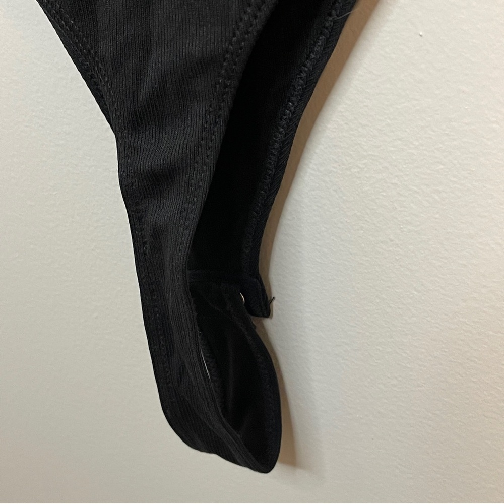 Elodie Ribbed Bodysuit in Black Small NWOT - Picture 5 of 7